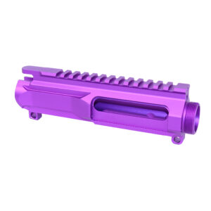 AR-15 5.56 "Slabside" Stripped Billet Upper Receiver (Anodized Purple)