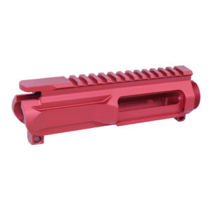 AR-15 5.56 "Slabside" Stripped Billet Upper Receiver (Anodized Red)