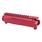 AR-15 5.56 "Slabside" Stripped Billet Upper Receiver (Anodized Red)