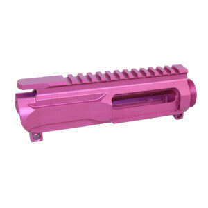 AR-15 5.56 "Slabside" Stripped Billet Upper Receiver (Anodized Pink)