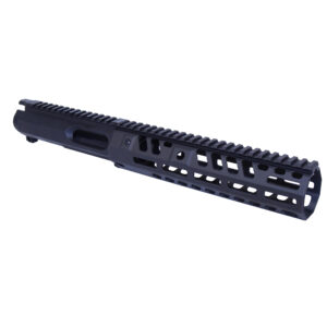 AR 9MM Stripped Billet Upper Receiver With 9" "Socom Series" Suppressor Compatible Handguard Set (Anodized Black)