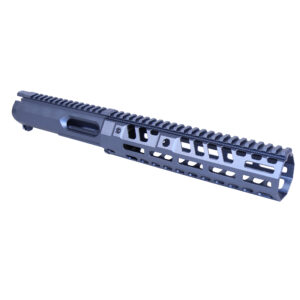 AR 9MM Stripped Billet Upper Receiver With 9" "Socom Series" Suppressor Compatible Handguard Set (Anodized Grey)