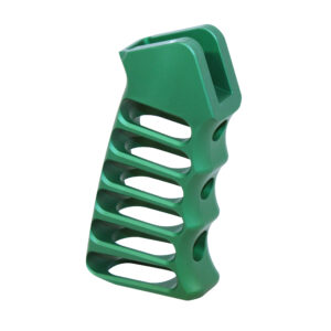 Ultralight Series Skeletonized Aluminum Pistol Grip (Anodized Irish Green)