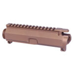 AR-15 9mm Dedicated Stripped Billet Upper Receiver (Anodized Bronze)