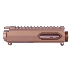 AR-15 9mm Dedicated Stripped Billet Upper Receiver (Anodized Bronze)