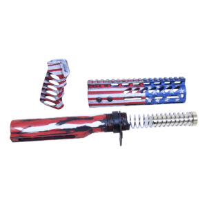 AR-15 Limited Edition Pistol Brace Build Kit With Milspec Buffer Tube (Cerakote Battleworn Finish)