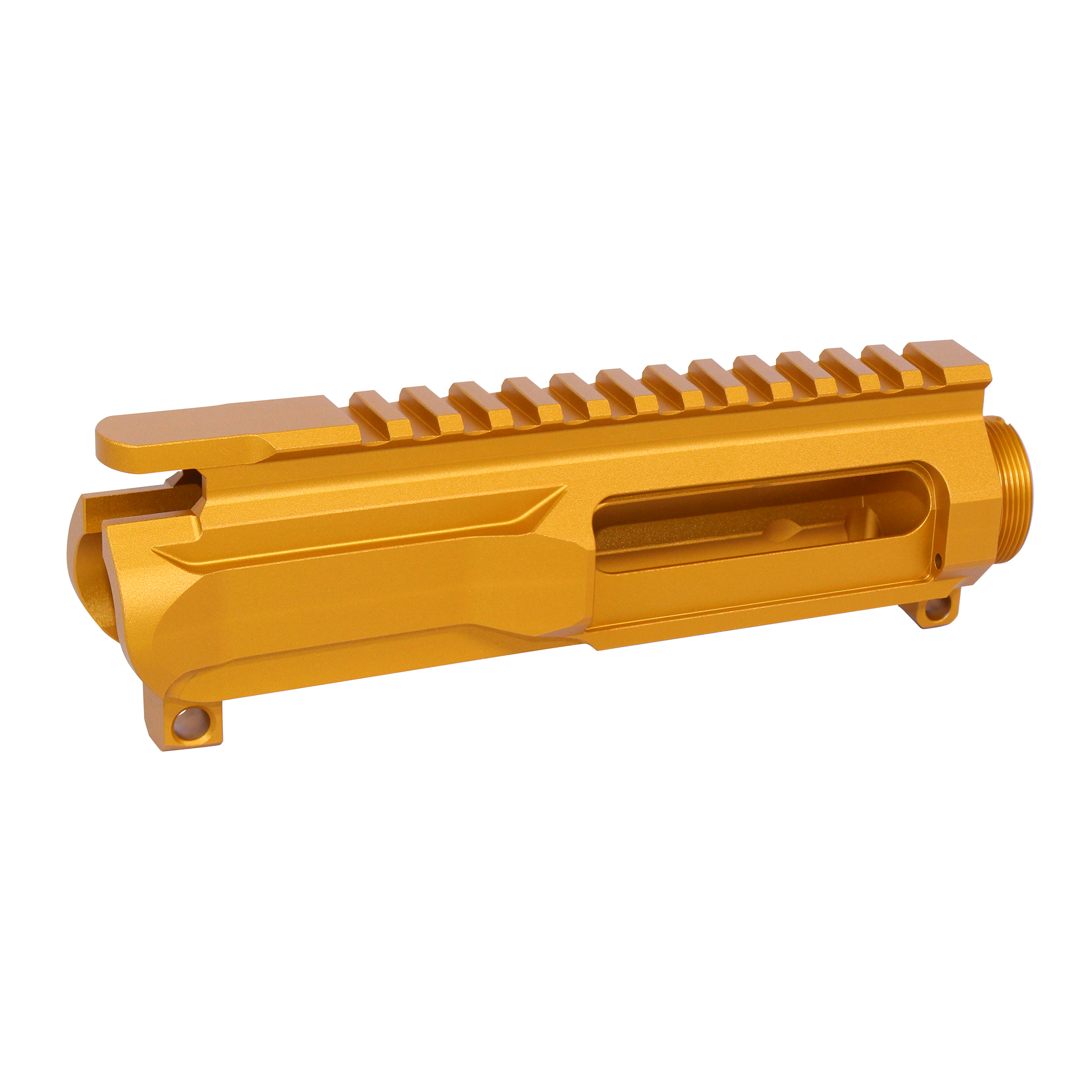 GT-UPPER-SL-ORANGE_TT AR-15 5.56 "Slabside" Stripped Billet Upper Receiver (Anodized Orange) - Image 1