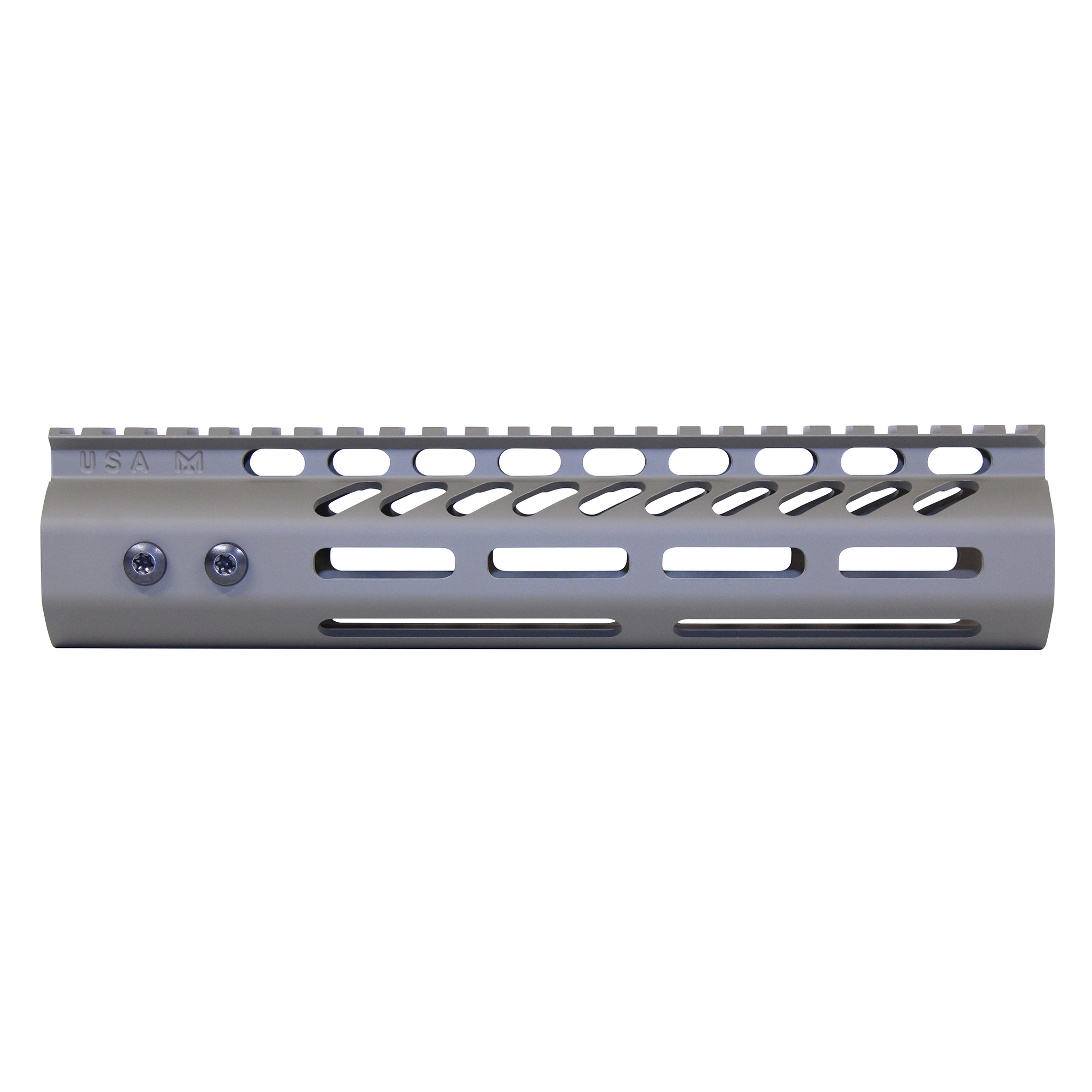 GT-9MLK-308-FDE_TT 9" Ultra Lightweight Thin M-LOK System Free Floating Handguard With Monolithic Top Rail (.308 Cal) (Flat Dark Earth) - Image 1