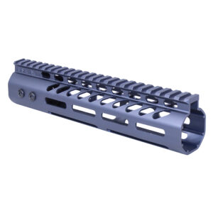 9" Ultra Lightweight Thin M-LOK System Free Floating Handguard With Monolithic Top Rail (.308 Cal) (Anodized Grey)