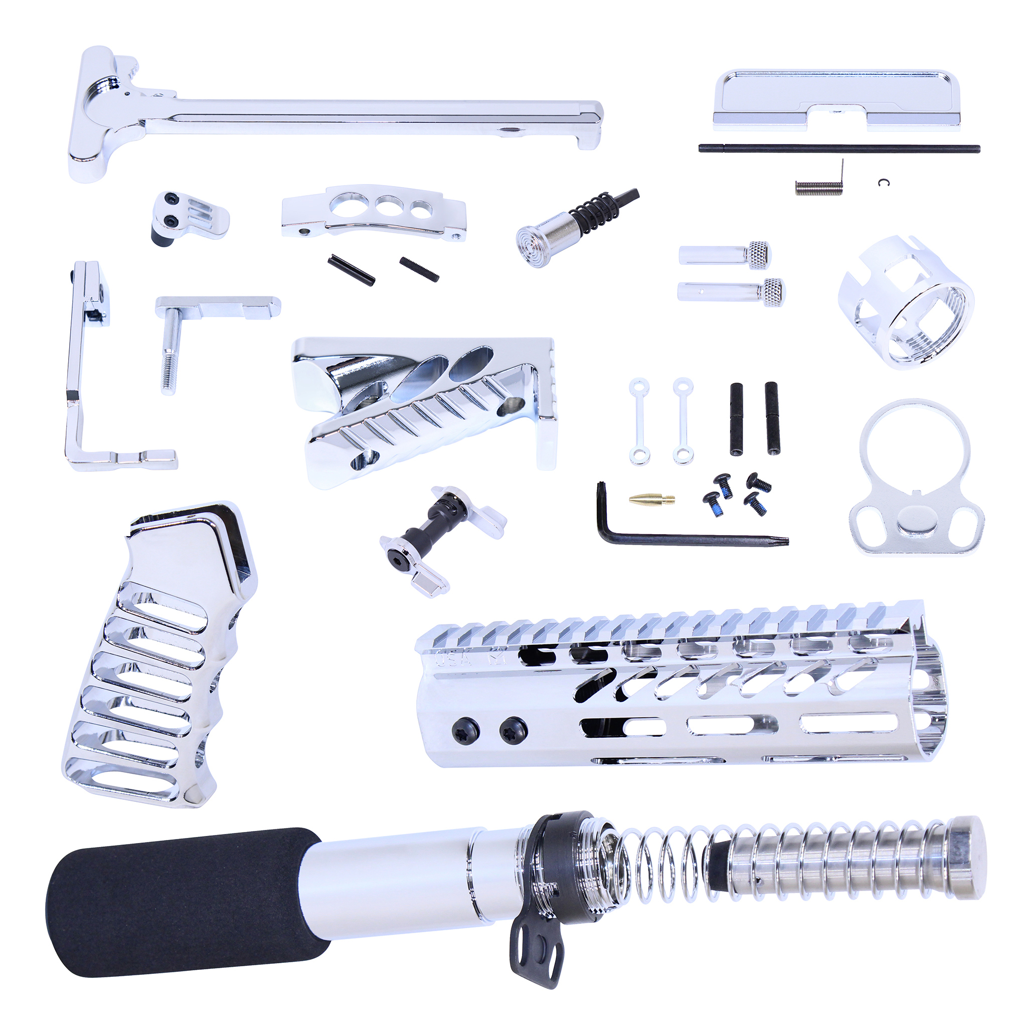 UFK-PK-C_TT_rev AR-15 Ultimate Finishing Pistol Kit (Chrome) - Image 1