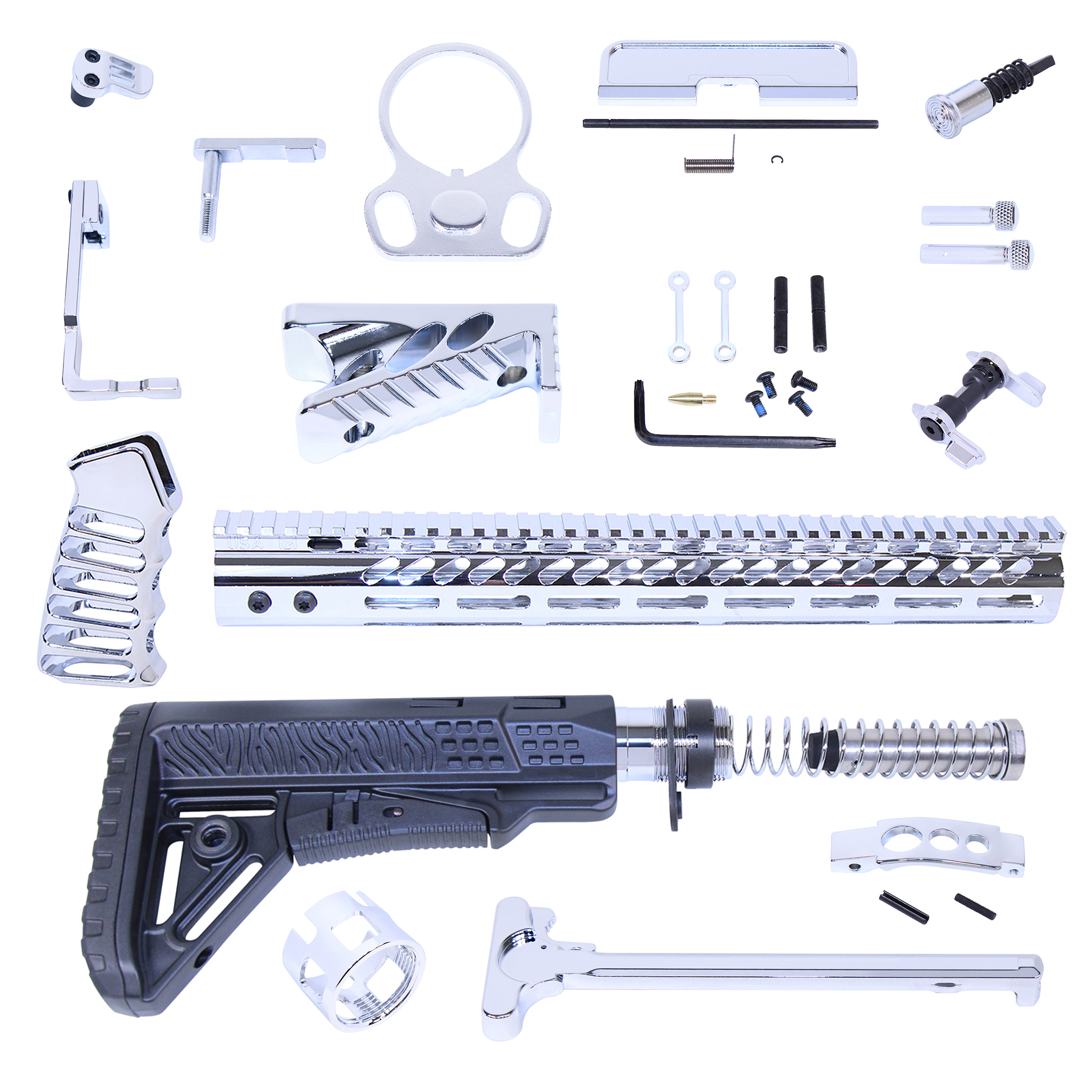 UFK-RK-C_TT_Rev AR-15 Ultimate Finishing Rifle Kit (Chrome) - Image 1