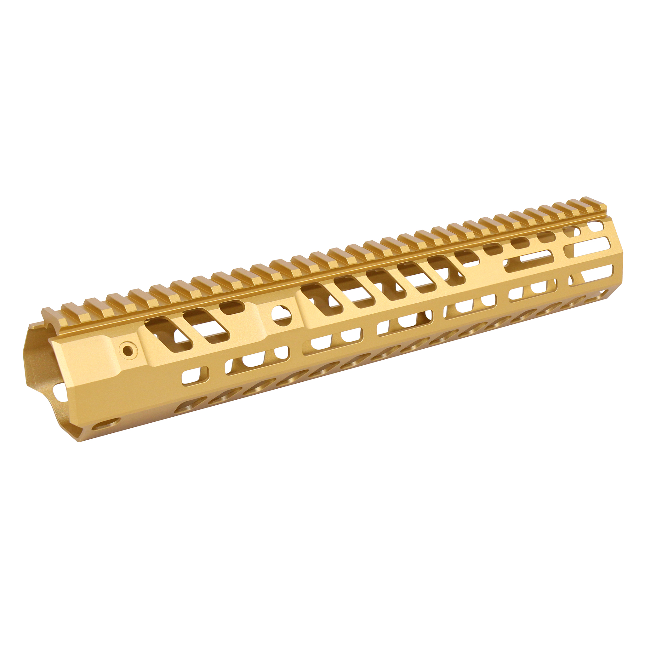 GT-SS-12HG-GOLD_TT "Socom Series" 12" Suppressor Compatible Handguard (Anodized Gold) - Image 1