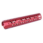 "Socom Series" 12" Suppressor Compatible Handguard (Anodized Red)