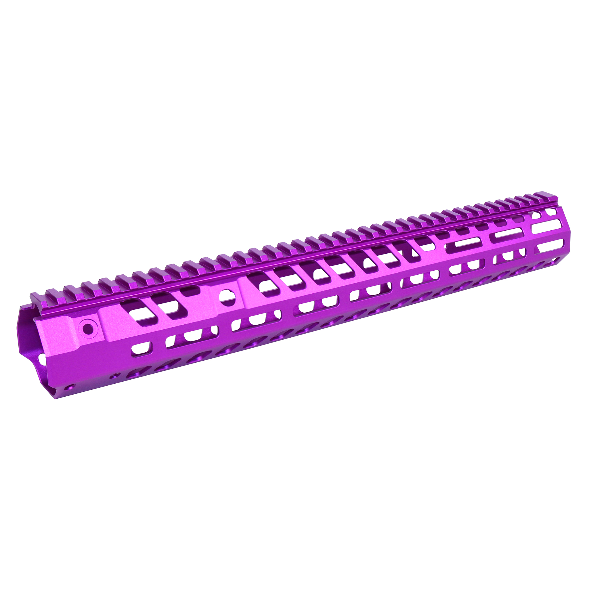 GT-SS-15HG-PURPLE_TT "Socom Series" 15" Suppressor Compatible Handguard (Anodized Purple) - Image 1