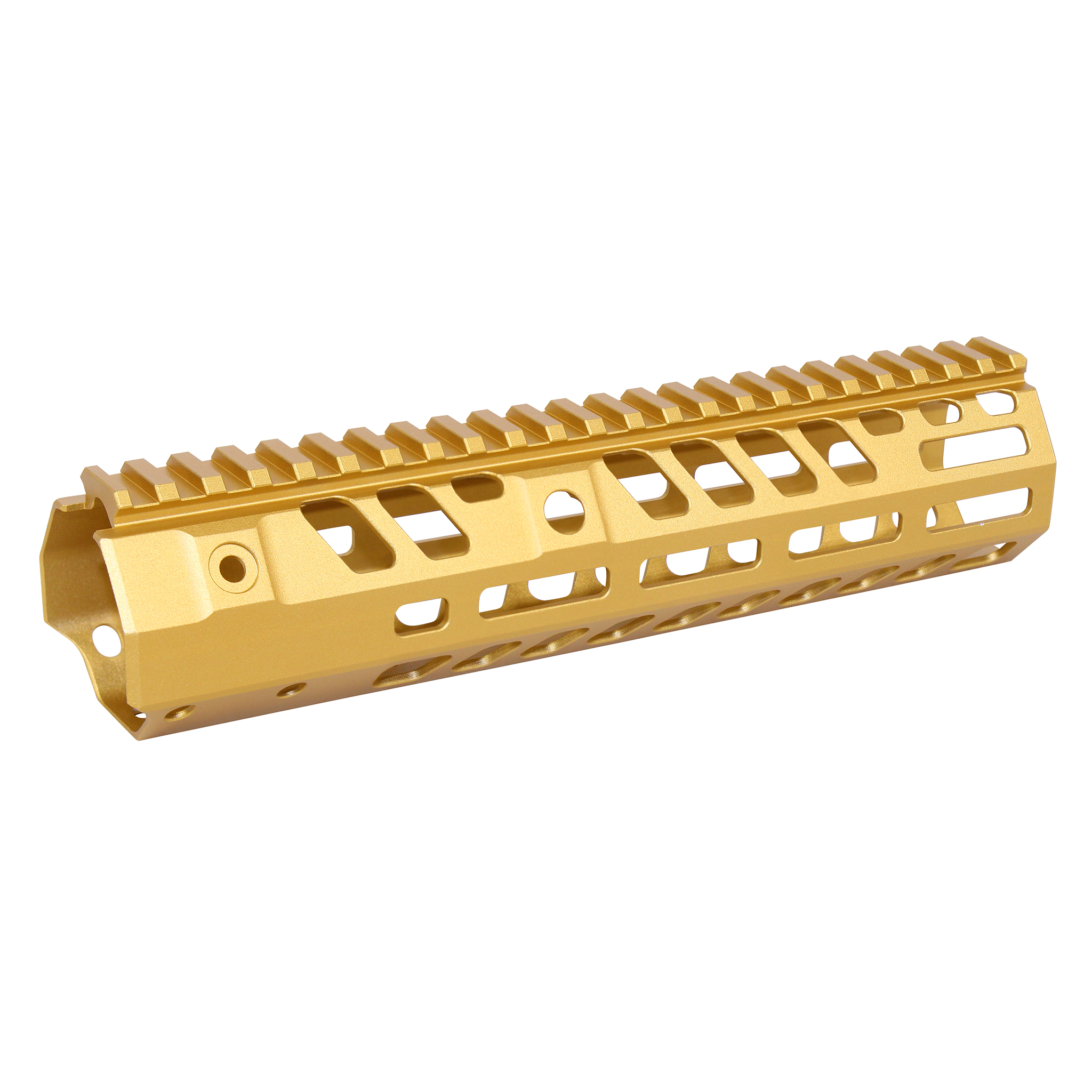 GT-SS-9HG-GOLD_TT "Socom Series" 9" Suppressor Compatible Handguard (Anodized Gold) - Image 1