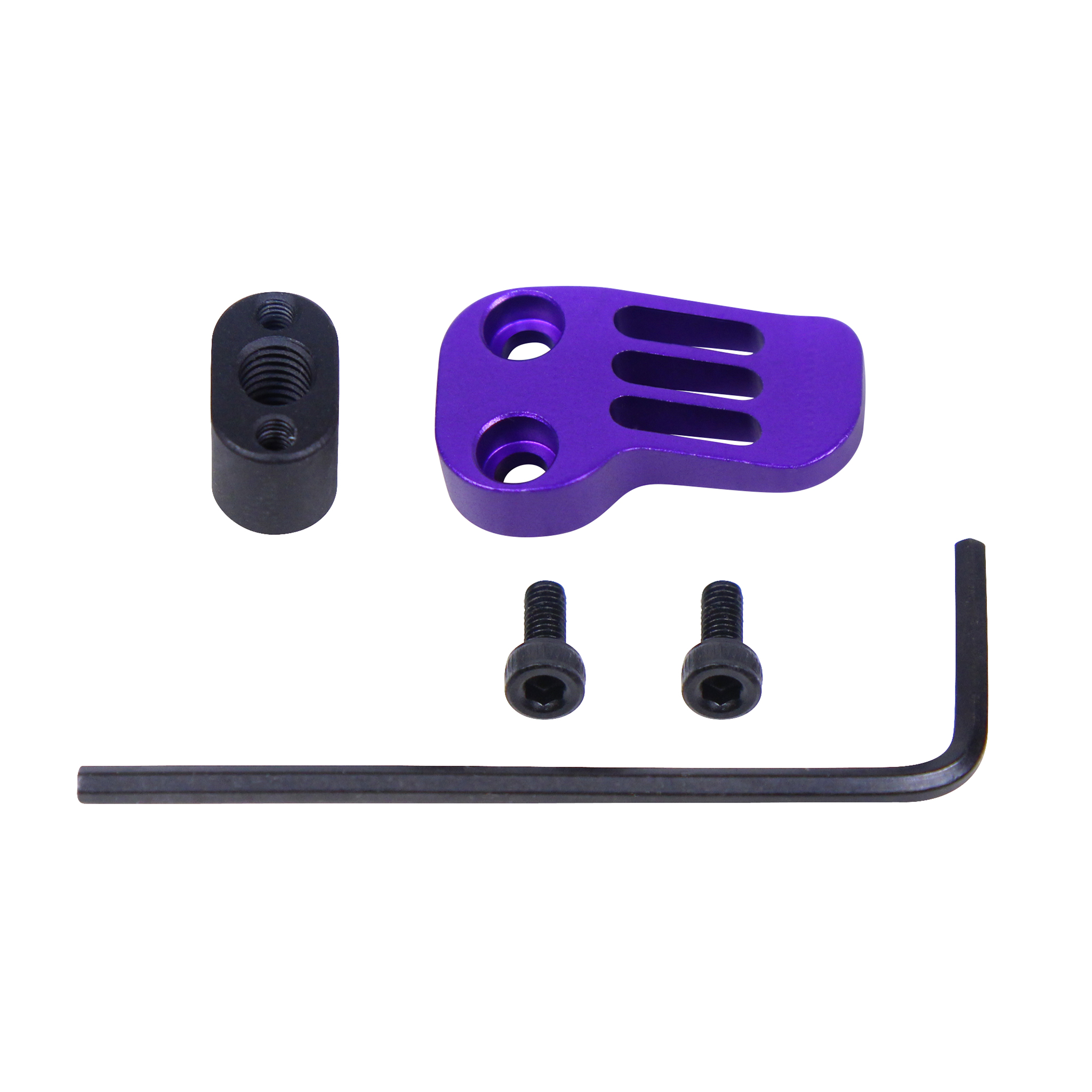 Guntec-USA-EXT-MC-RP AR-15 / AR .308 Extended Mag Catch Paddle Release (Anodized Royal Purple)