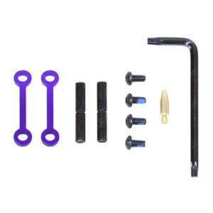 AR-15 Complete Anti-Rotation Trigger/Hammer Pin Set (Anodized Royal Purple)