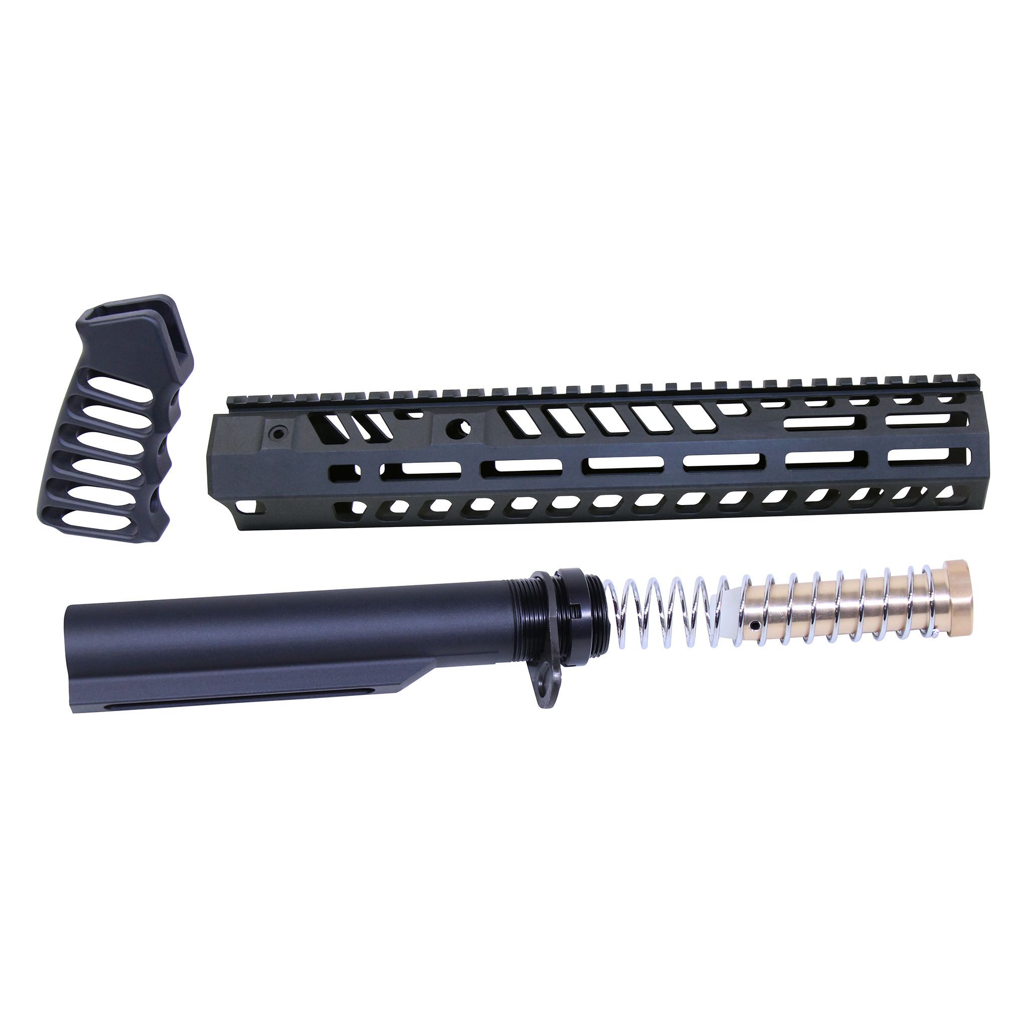 Guntec-USA-SOCOM-BBK12-BLACK AR-15 12" Socom Series Build Kit (Anodized Black)
