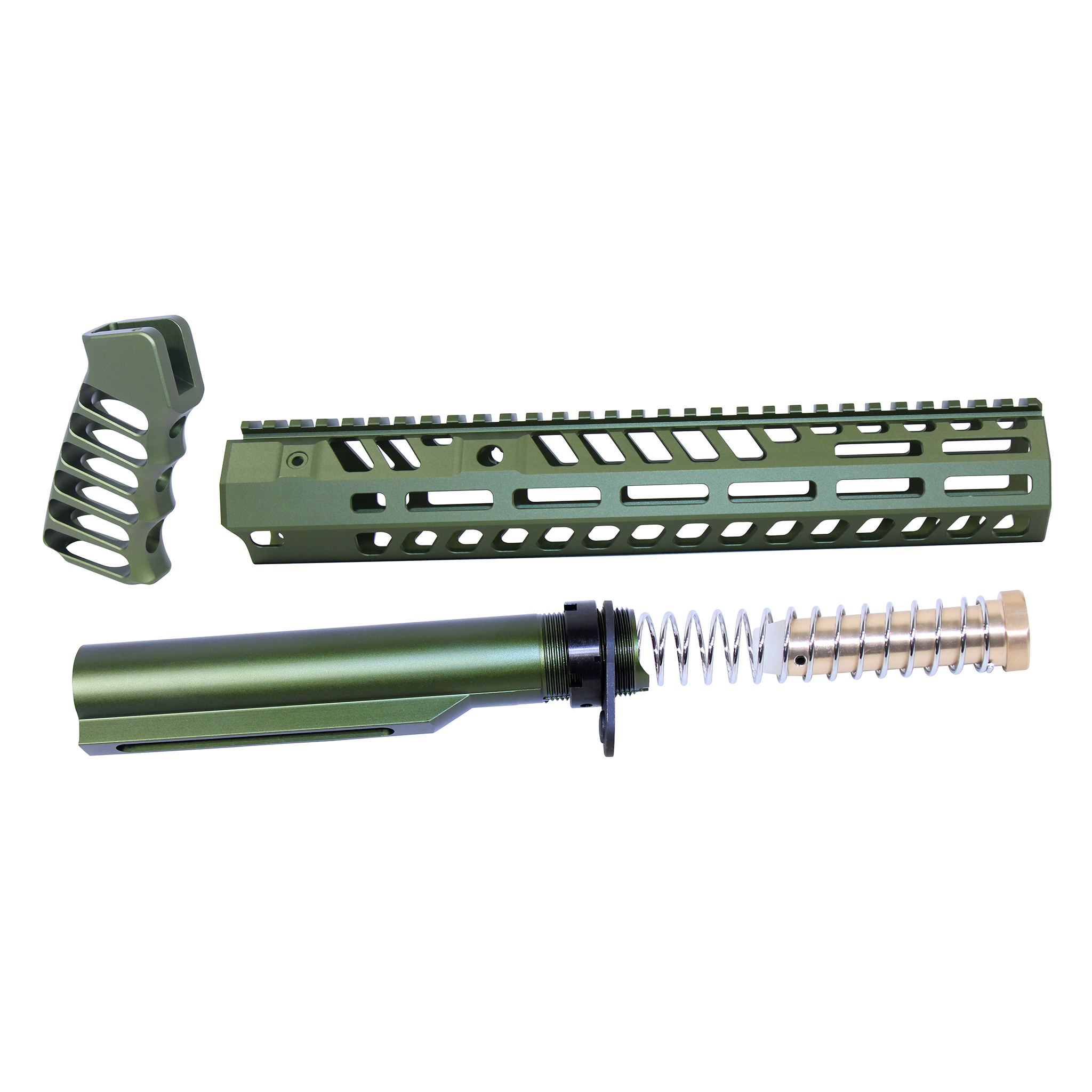 Guntec-USA-SOCOM-BBK12-GREEN AR-15 12" Socom Series Build Kit (Anodized Green)
