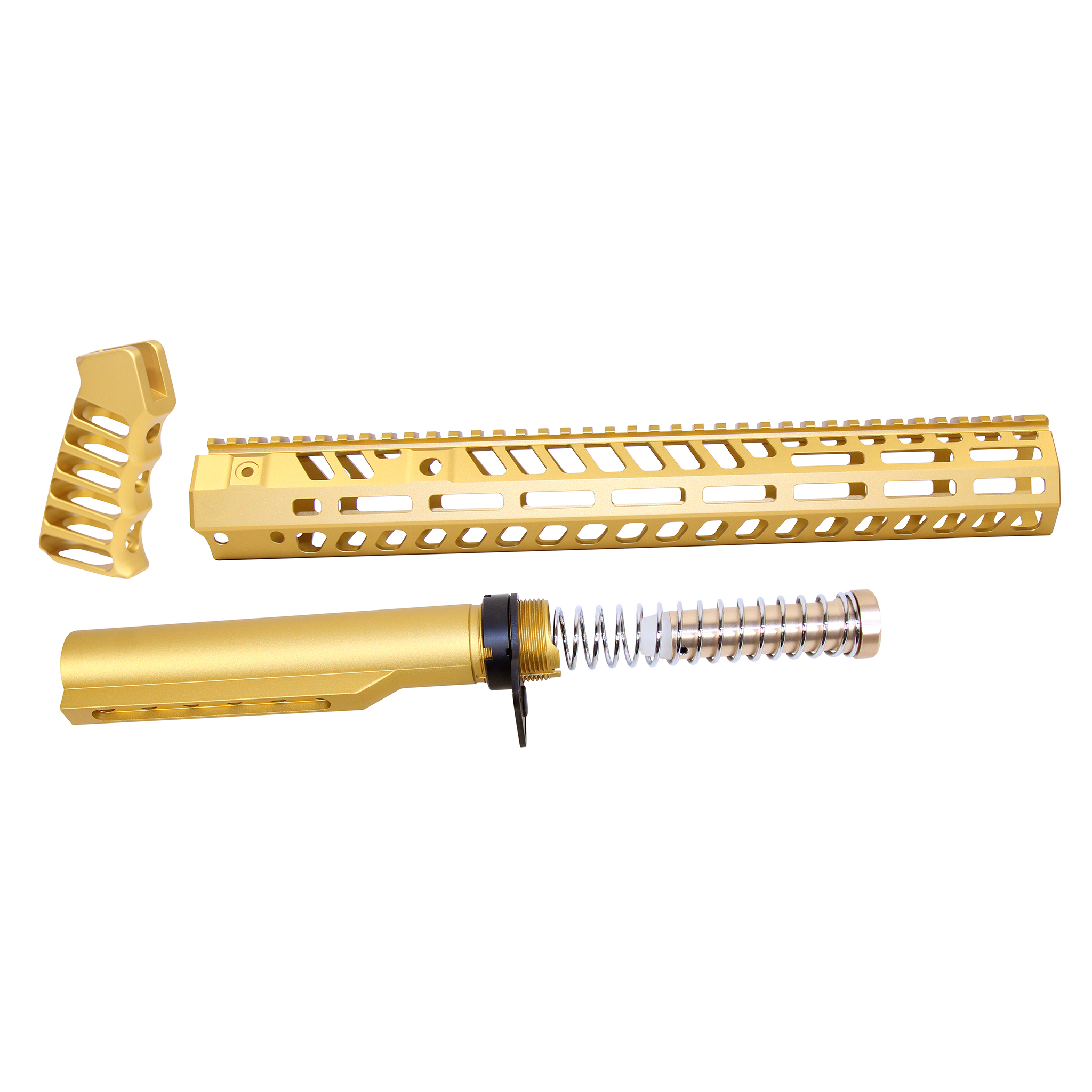Guntec-USA-SOCOM-BBK15-BRZ-1-1 AR-15 15" Socom Series Build Kit (Anodized Gold)