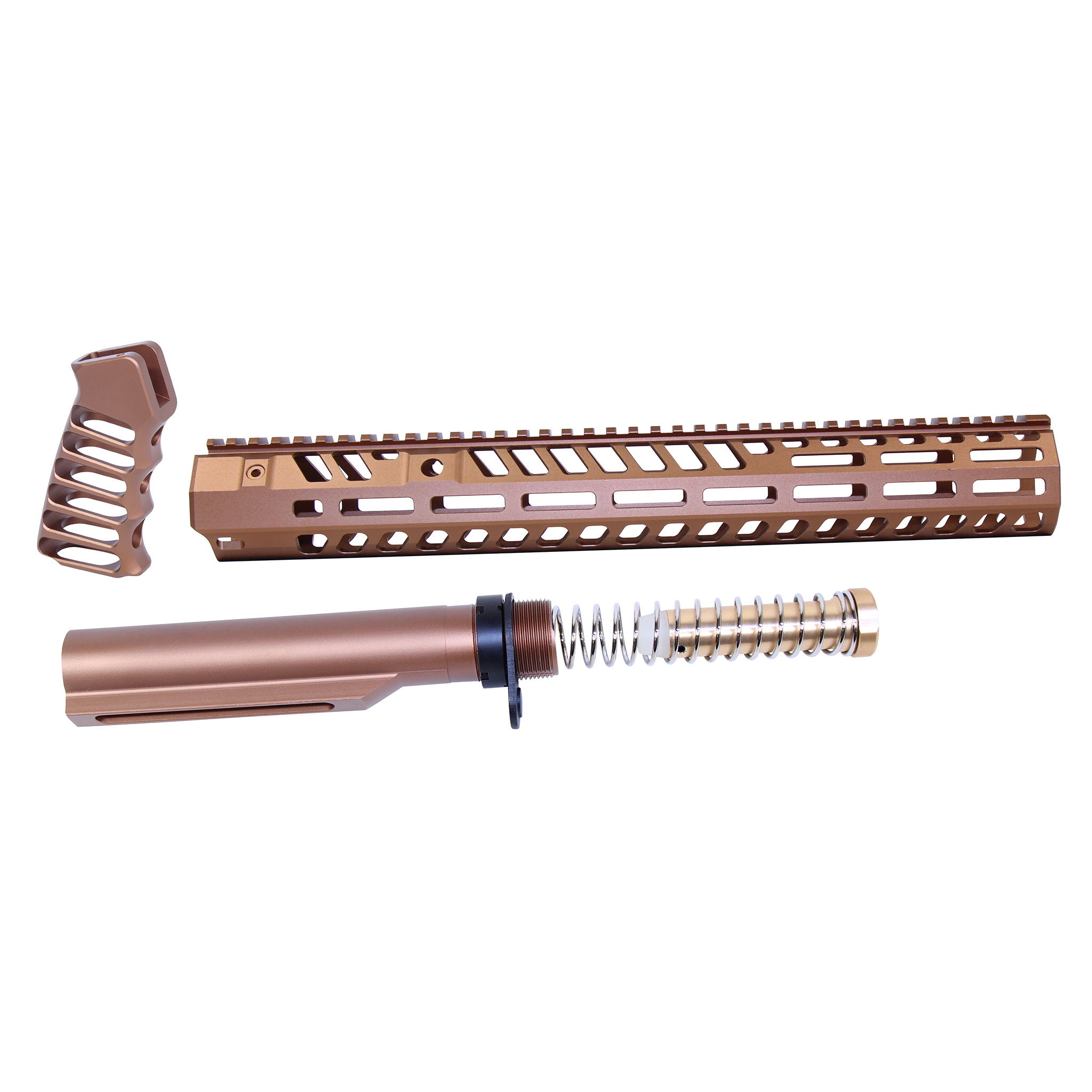 Guntec-USA-SOCOM-BBK15-BRZ AR-15 15" Socom Series Build Kit (Anodized Gold)
