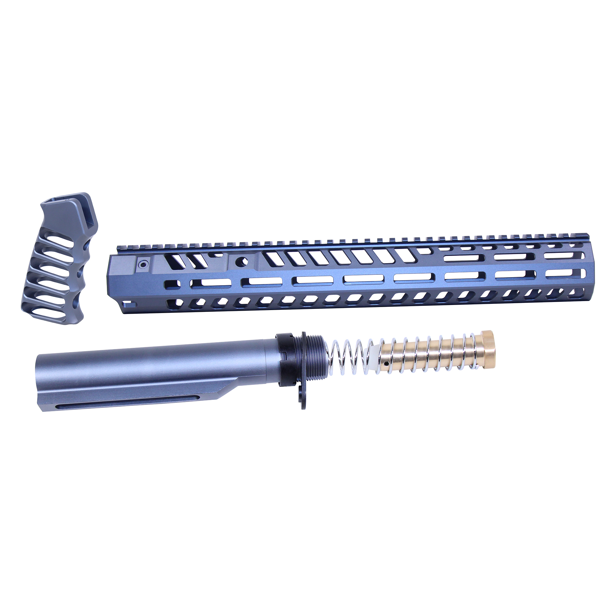 Guntec-USA-SOCOM-BBK15-GREY AR-15 15" Socom Series Build Kit (Anodized Grey)