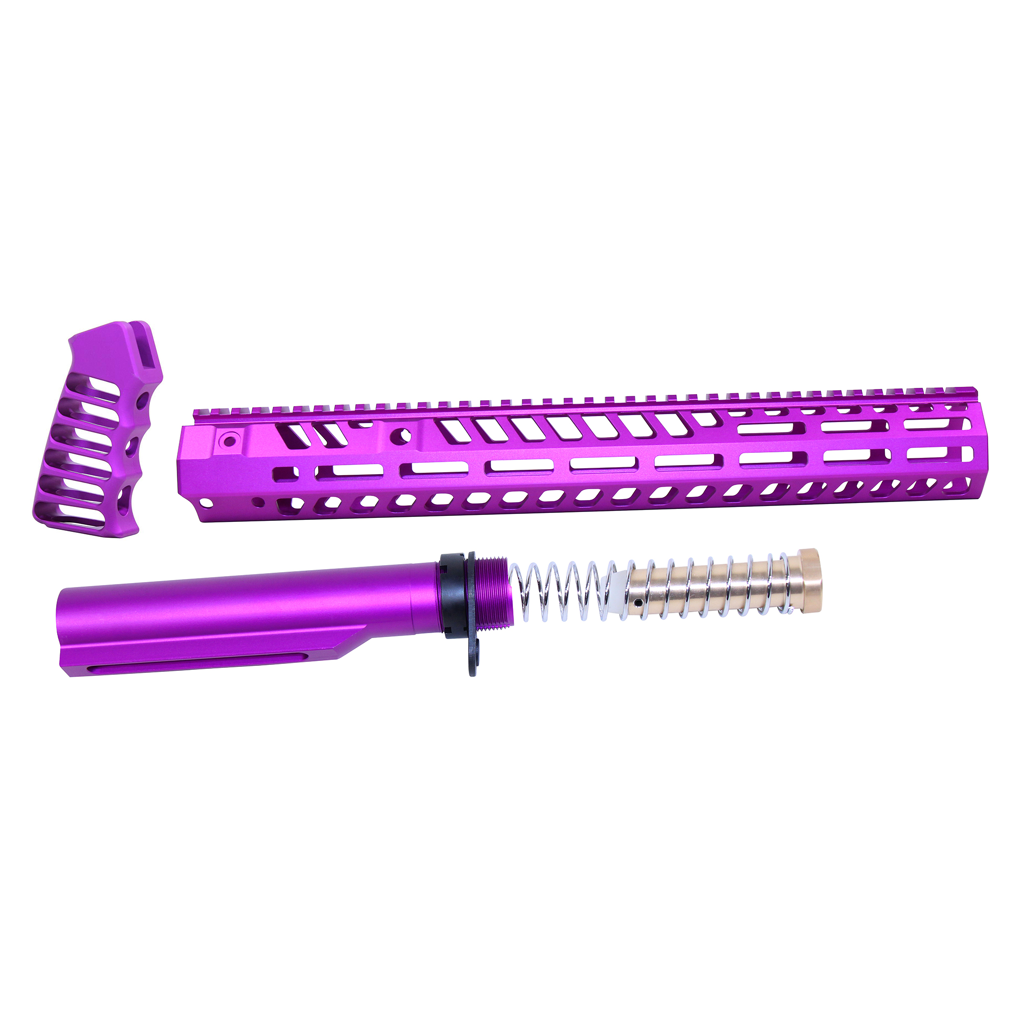 Guntec-USA-SOCOM-BBK15-PURPLE AR-15 15" Socom Series Build Kit (Anodized Purple)