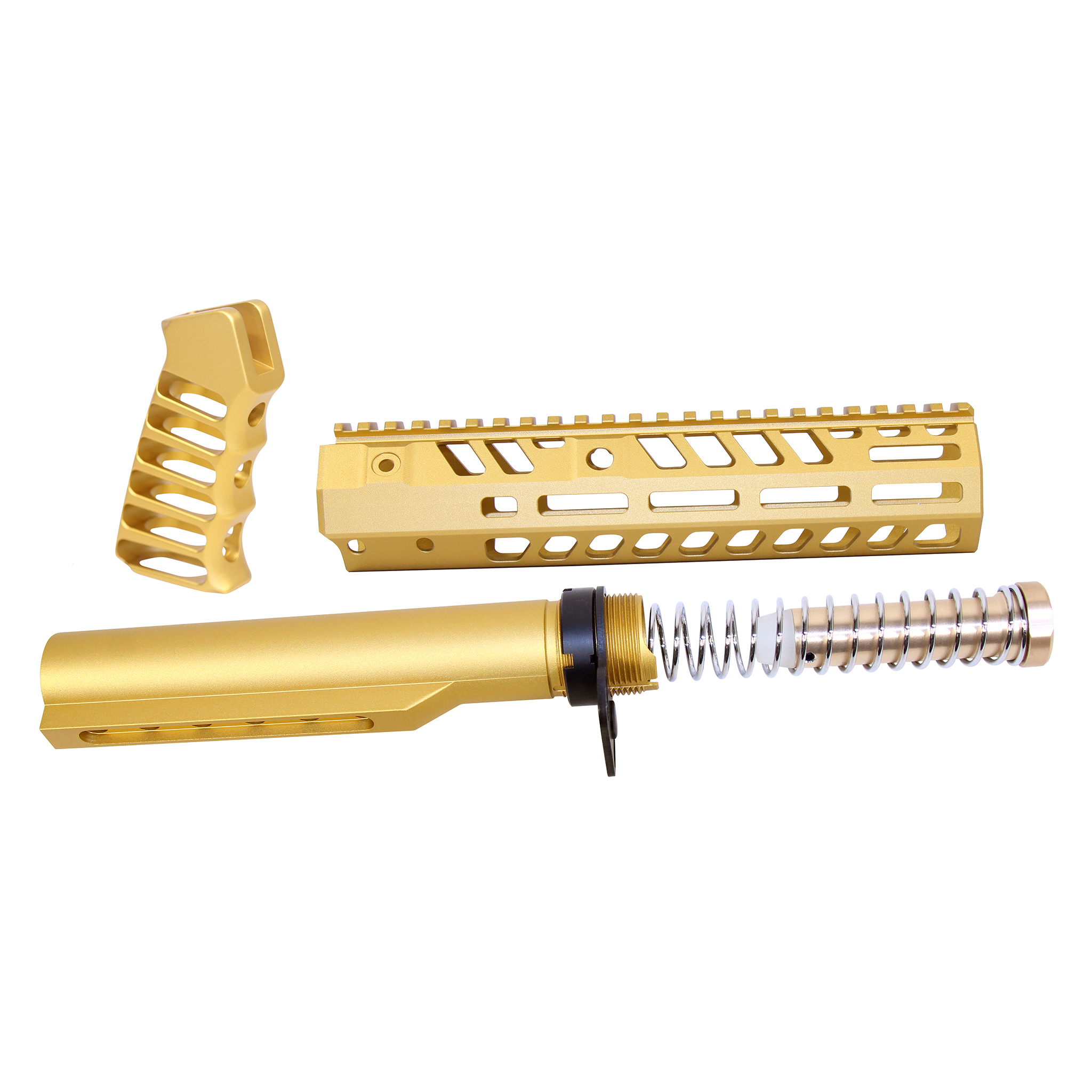 Guntec-USA-SOCOM-BBK9-GOLD AR-15 9" Socom Series Build Kit (Anodized Gold)