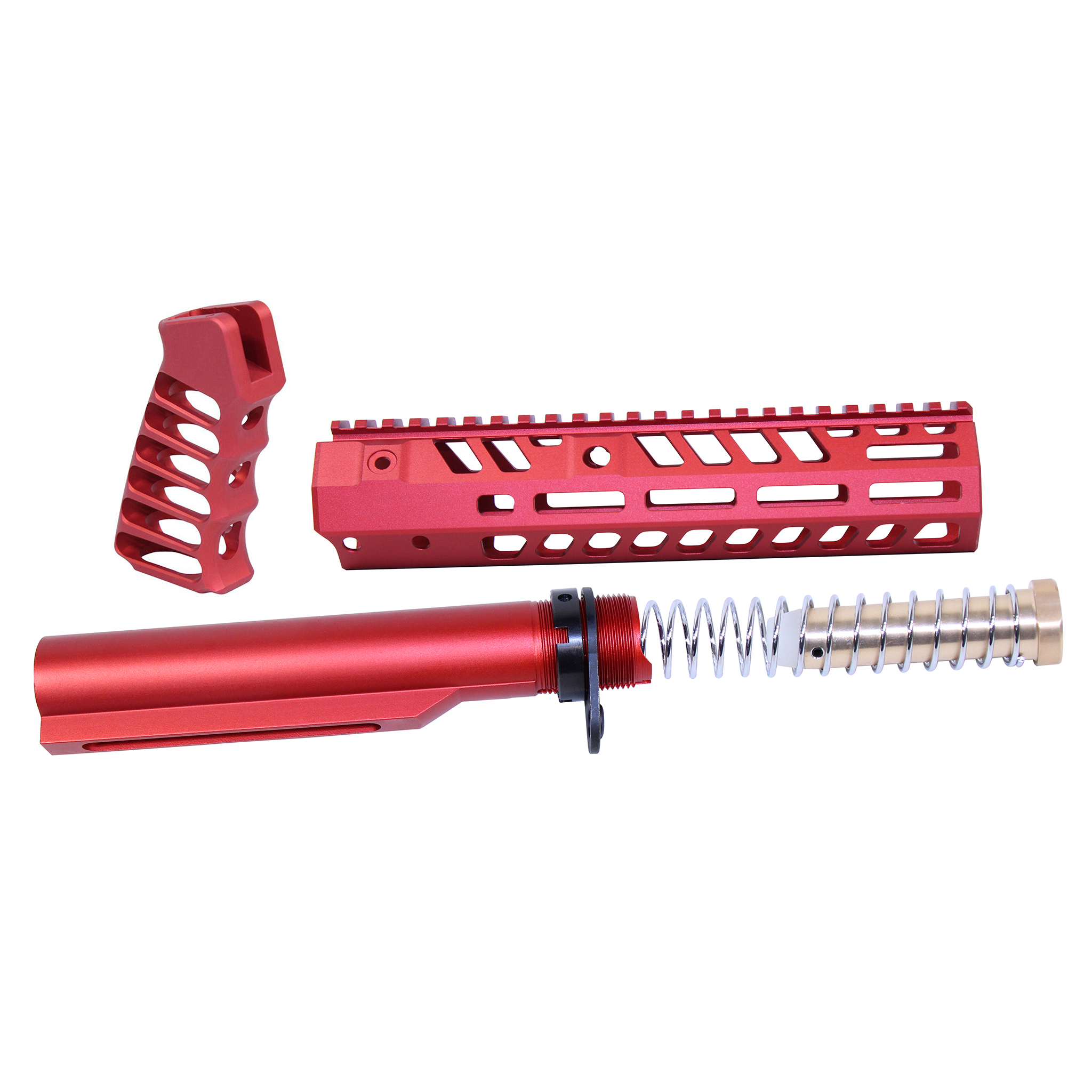 Guntec-USA-SOCOM-BBK9-RED AR-15 9" Socom Series Build Kit (Anodized Red)