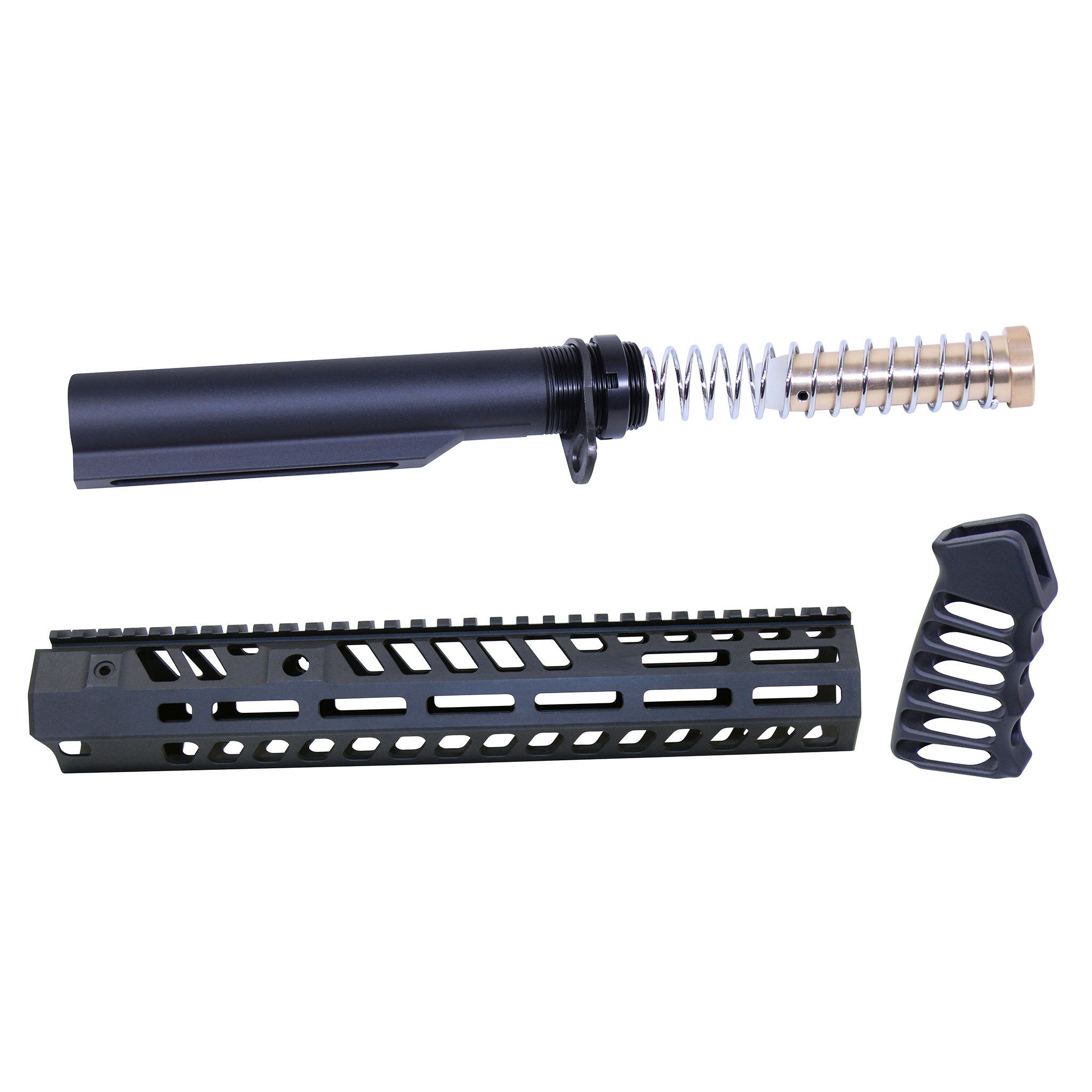 SOCOM-BBK12-BLACK_TT AR-15 12" Socom Series Build Kit (Anodized Black) - Image 1