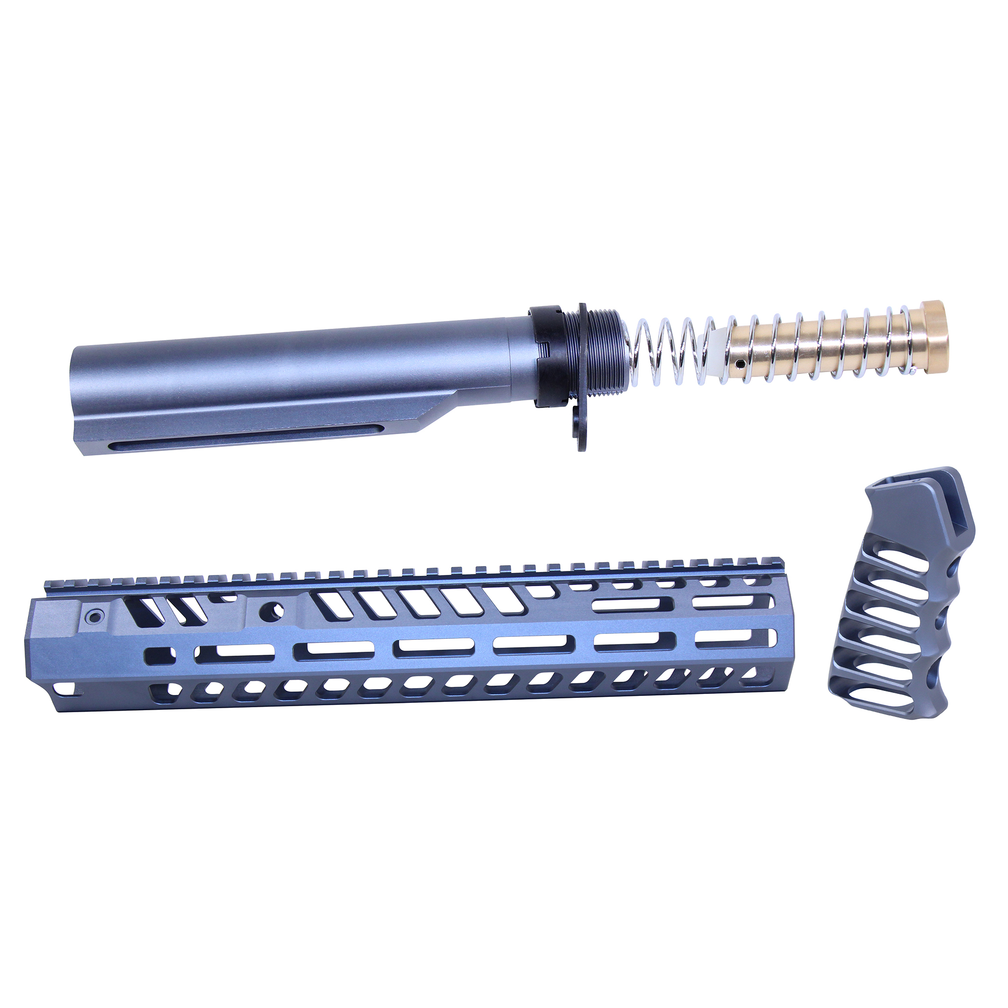 SOCOM-BBK12-GREY_TT AR-15 12" Socom Series Build Kit (Anodized Grey) - Image 1