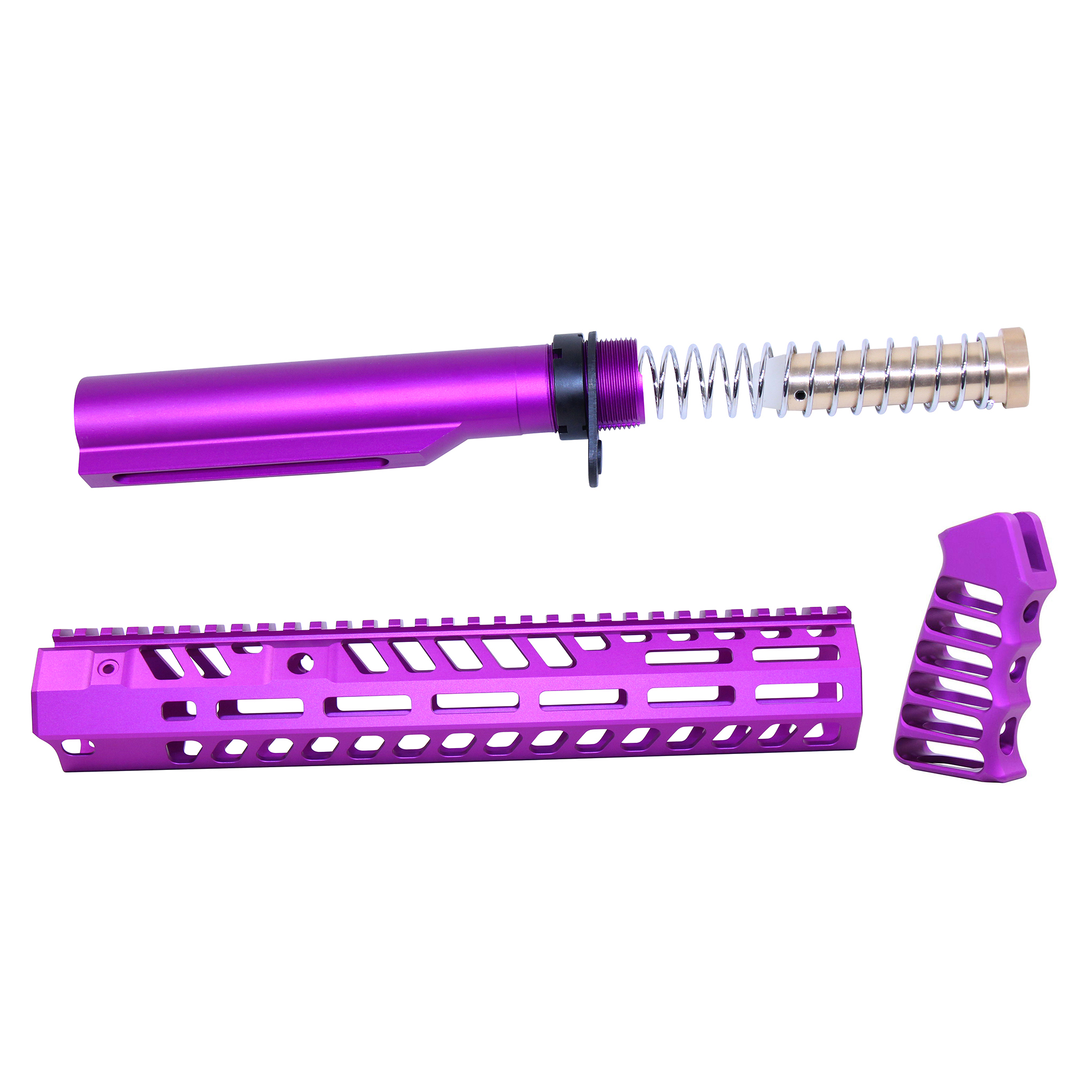SOCOM-BBK12-PURPLE_TT AR-15 12" Socom Series Build Kit (Anodized Anodized Purple) - Image 1