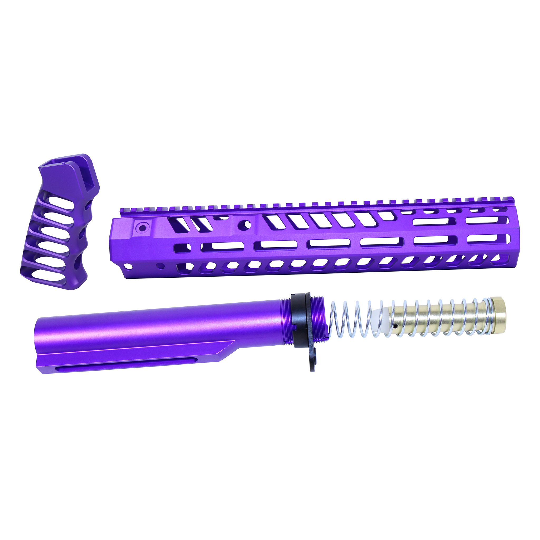 Guntec-USA-SOCOM-BBK12-RP AR-15 12" Socom Series Build Kit (Anodized Anodized Royal Purple)
