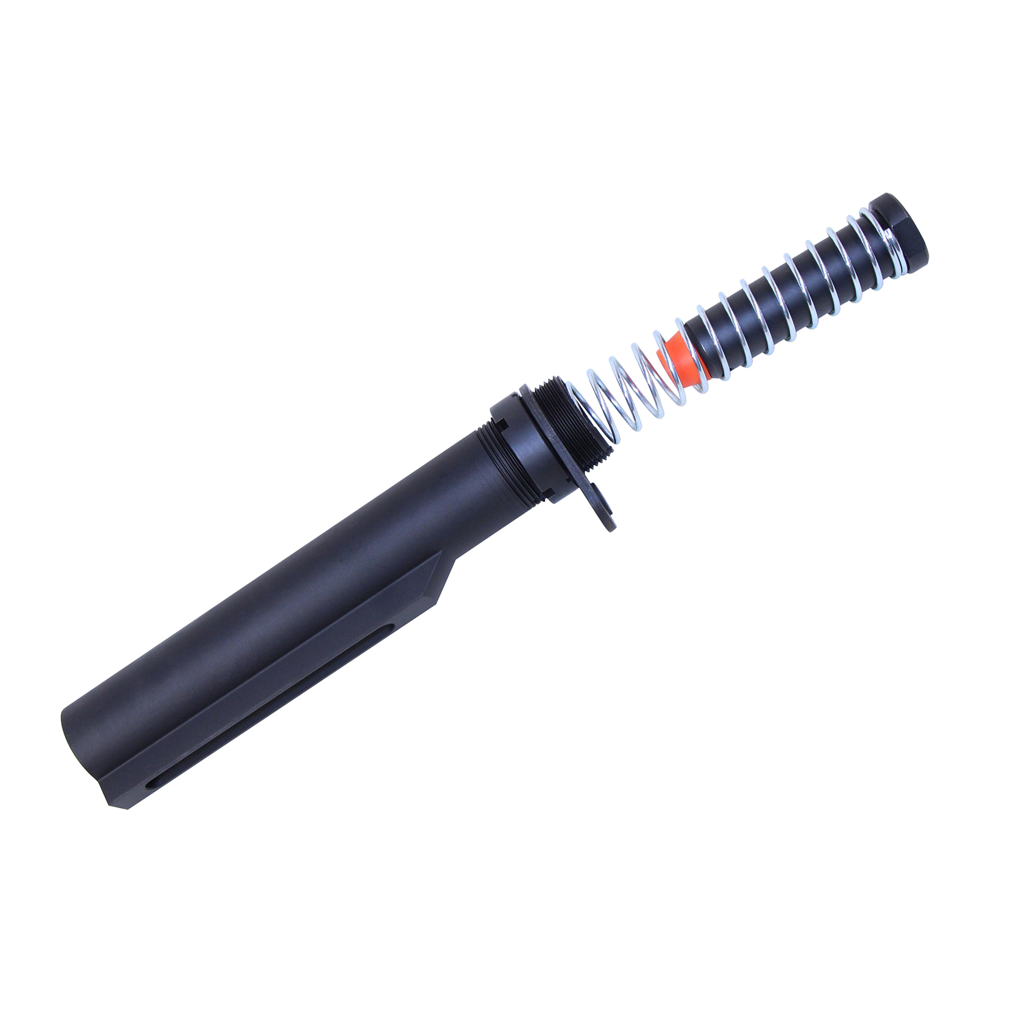 MILTUBESET-H3_TT AR-15 Mil-Spec Buffer Tube Set With H3 Buffer (Anodized Black) - Image 1