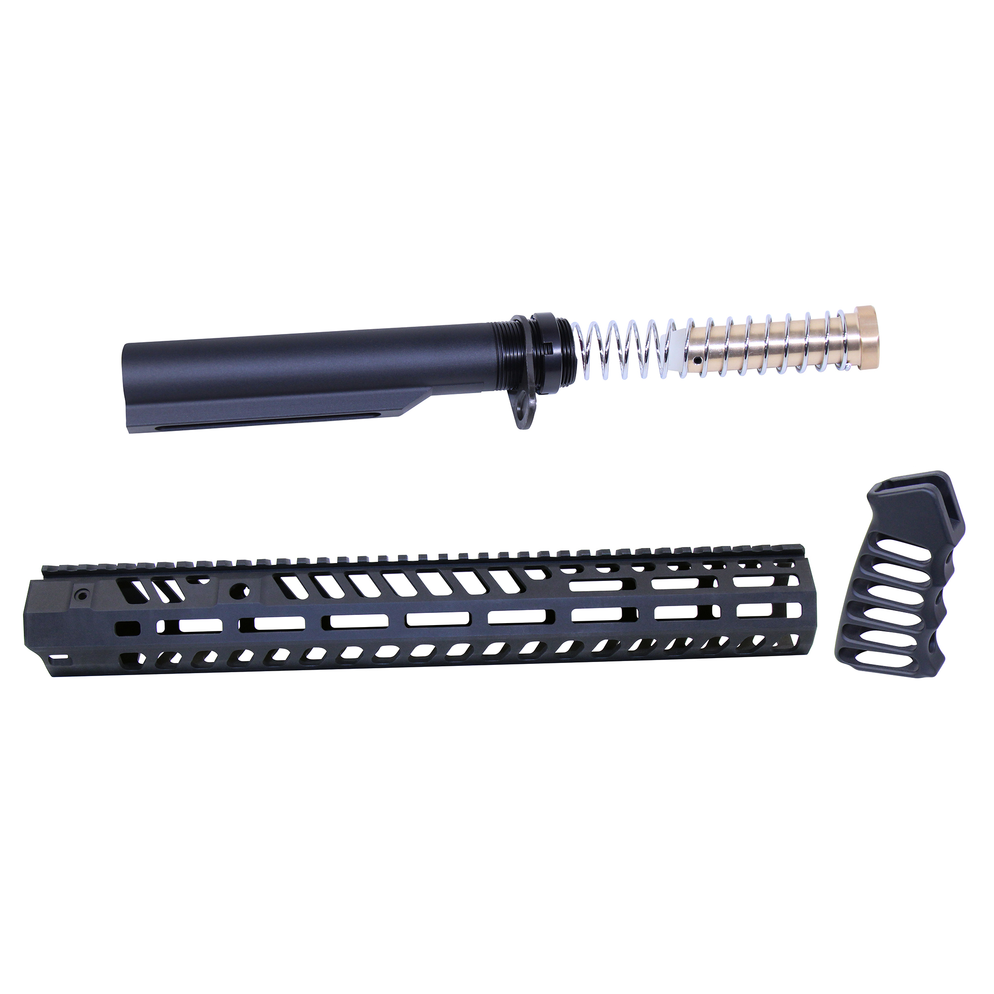 SOCOM-BBK15-BLACK_TT AR-15 15" Socom Series Build Kit (Anodized Black) - Image 1