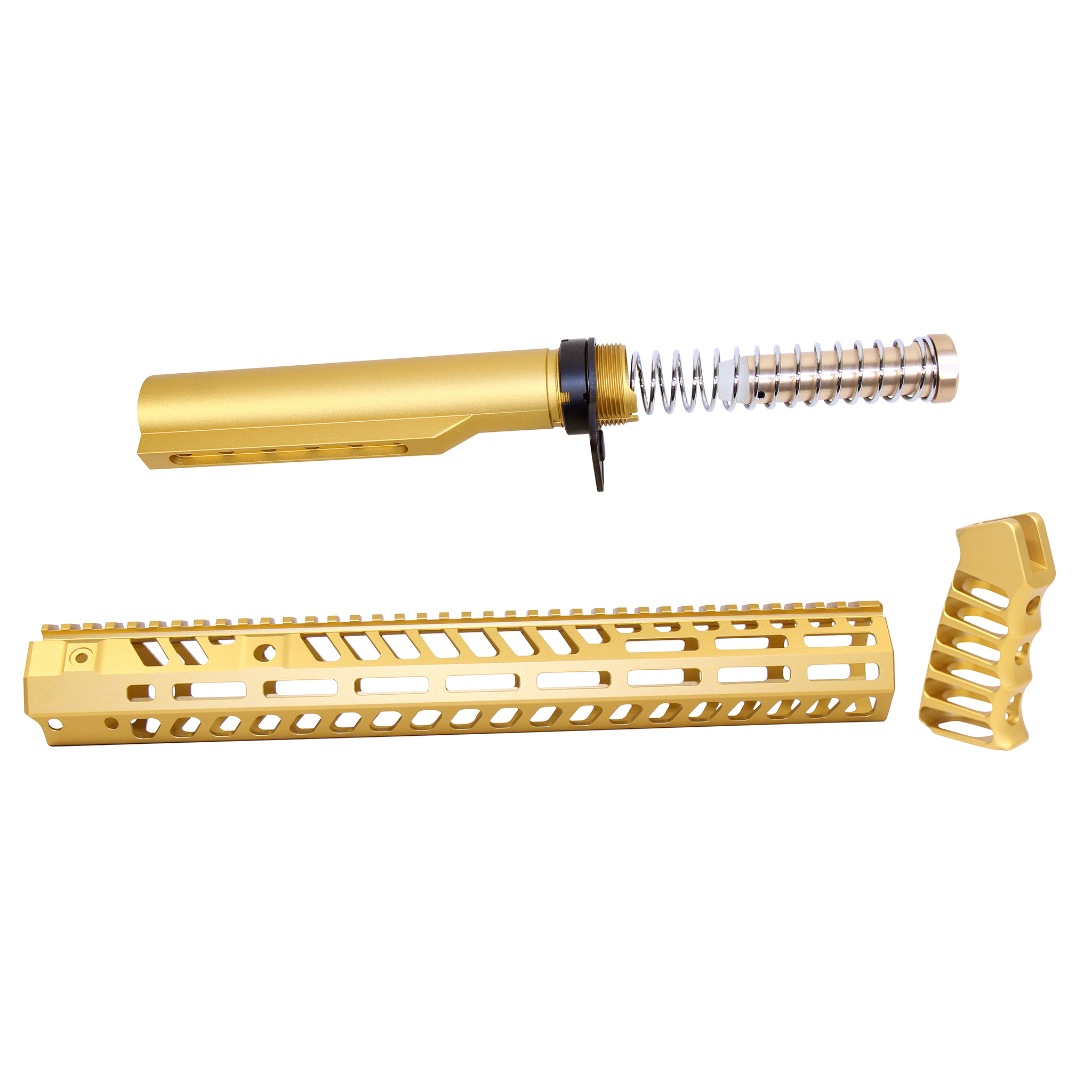 SOCOM-BBK15-GOLD_TT AR-15 15" Socom Series Build Kit (Anodized Gold) - Image 1