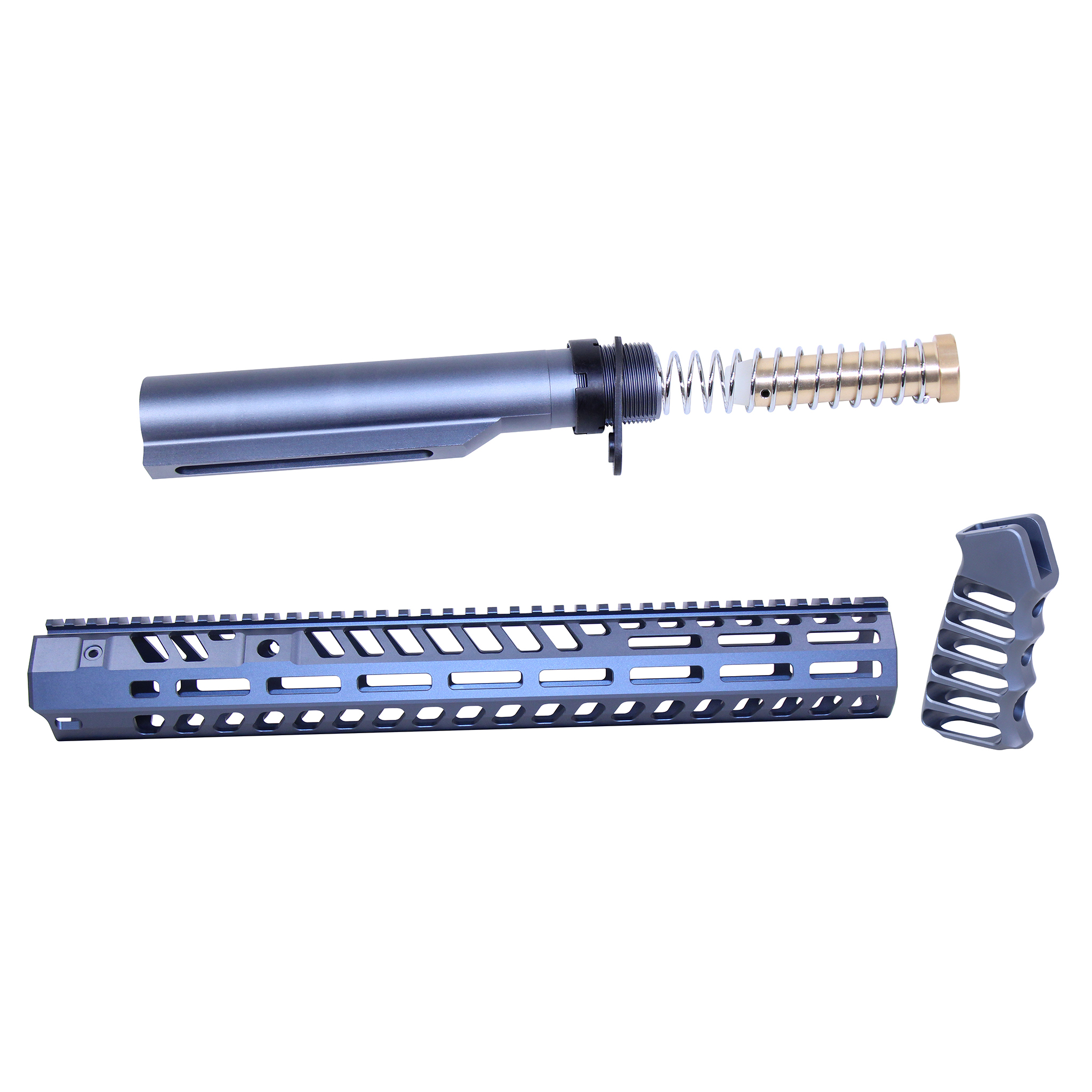 SOCOM-BBK15-GREY_TT AR-15 15" Socom Series Build Kit (Anodized Grey) - Image 1