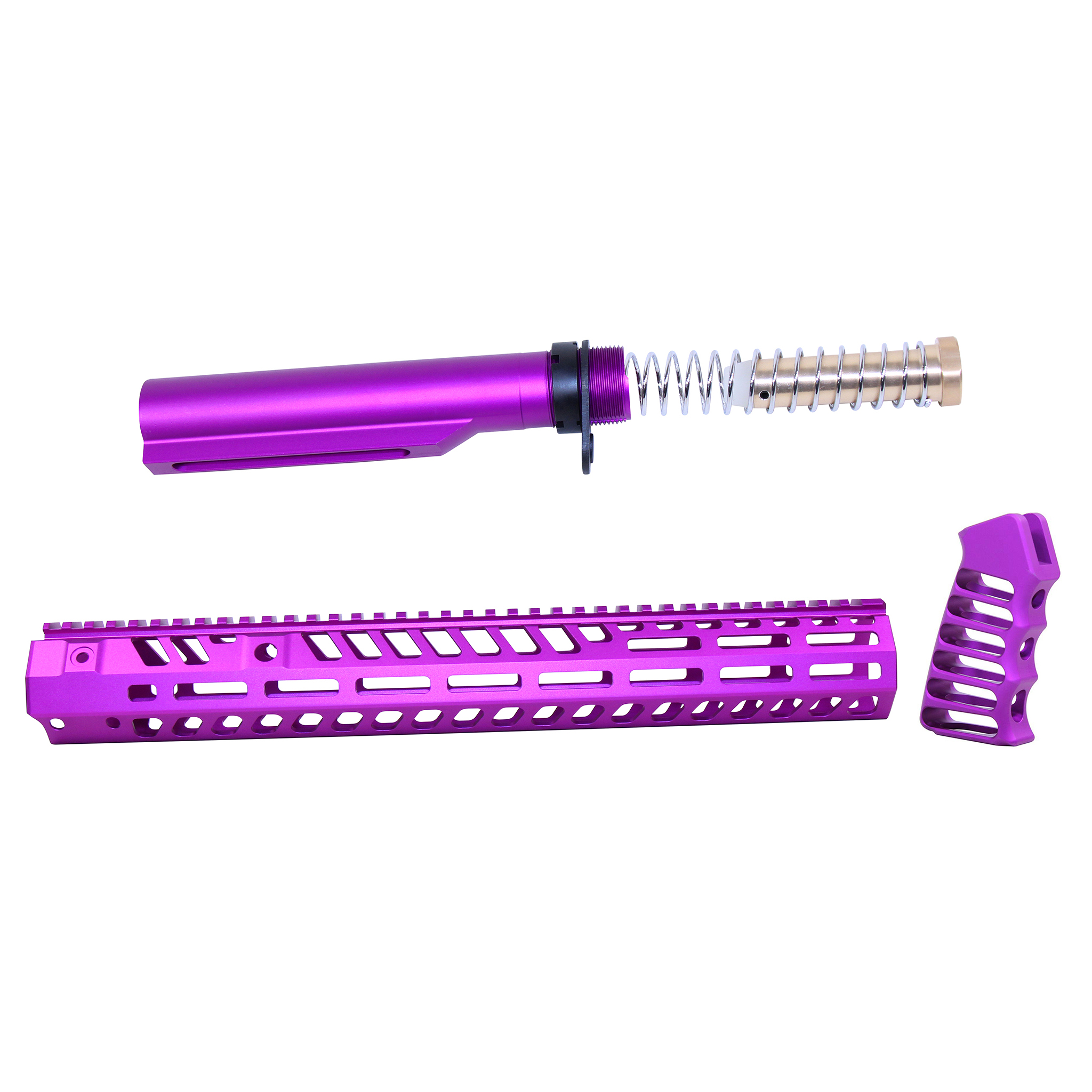 SOCOM-BBK15-PURPLE_TT AR-15 15" Socom Series Build Kit (Anodized Purple) - Image 1