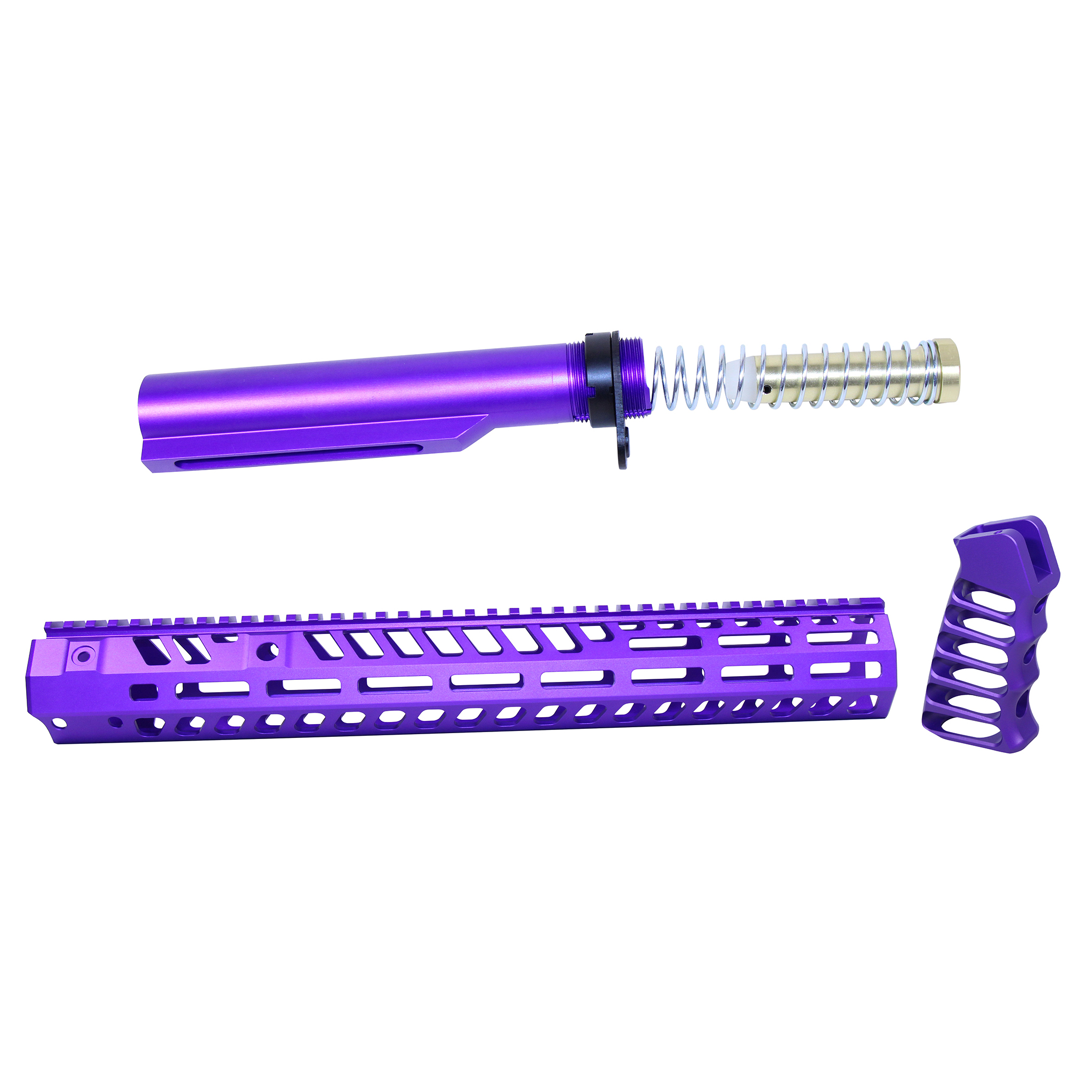 SOCOM-BBK15-RP_TT AR-15 15" Socom Series Build Kit (Anodized Royal Purple) - Image 1