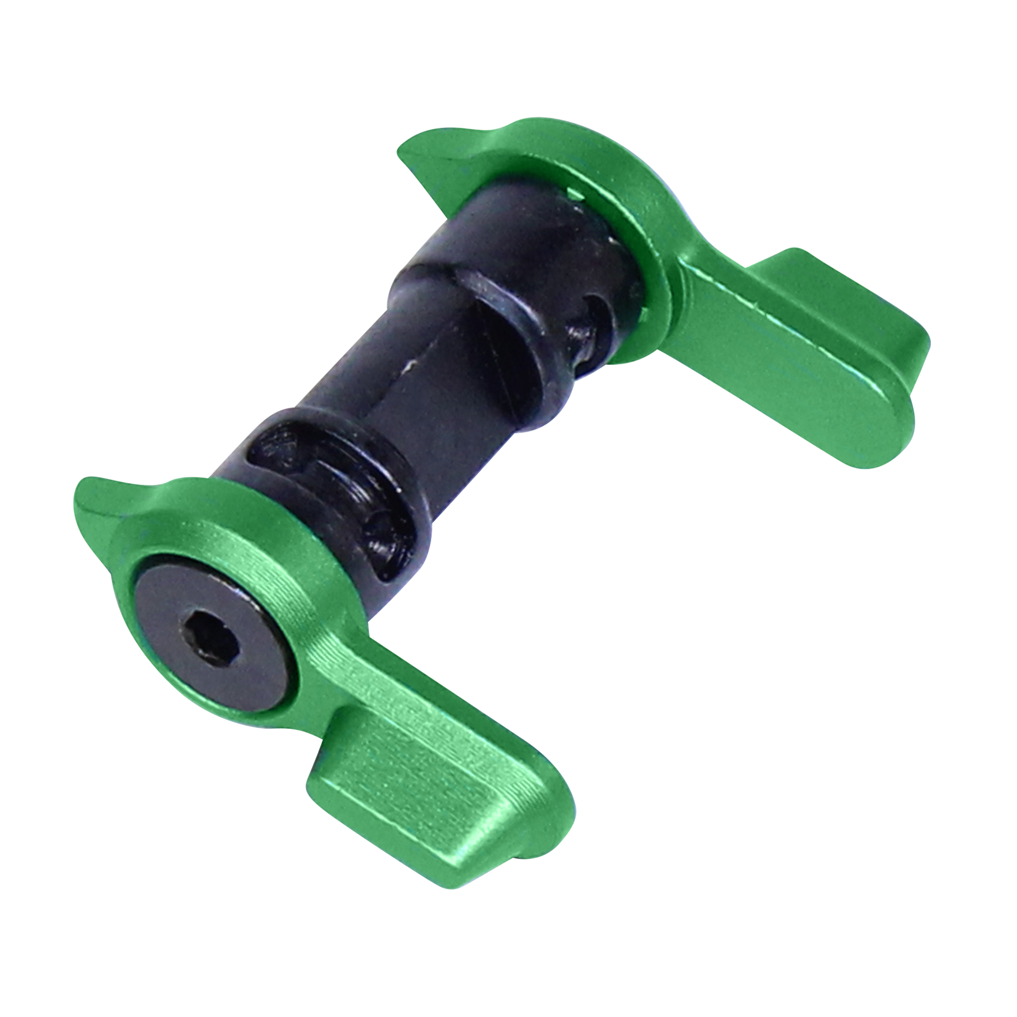 Guntec-USA-AMBI-STMD-IG AR-15 Multi Degree Short Throw Ambi Safety (Anodized Irish Green)