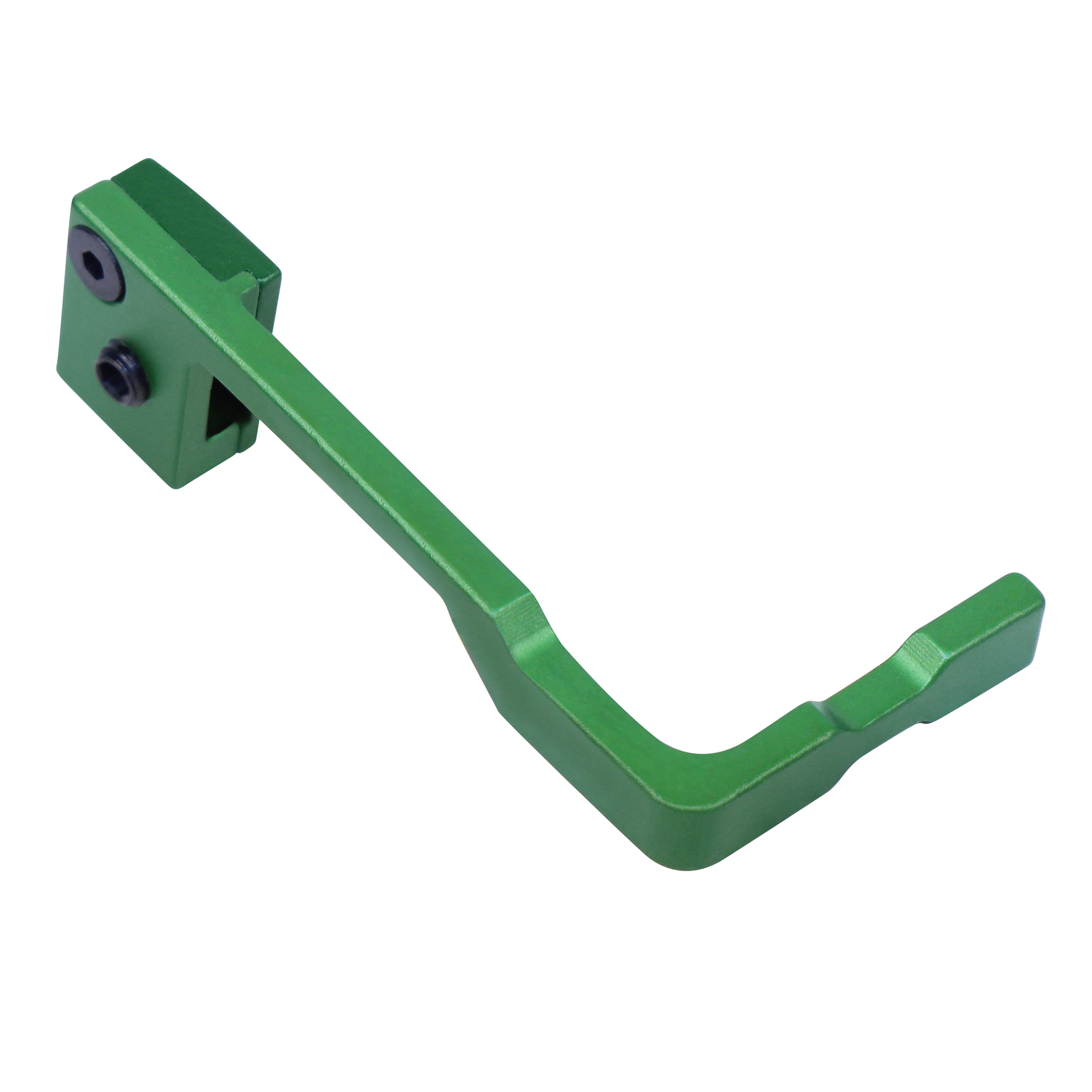 Guntec-USA-GT-EBR-IG AR-15 Extended Bolt Catch Release (Anodized Irish Green)