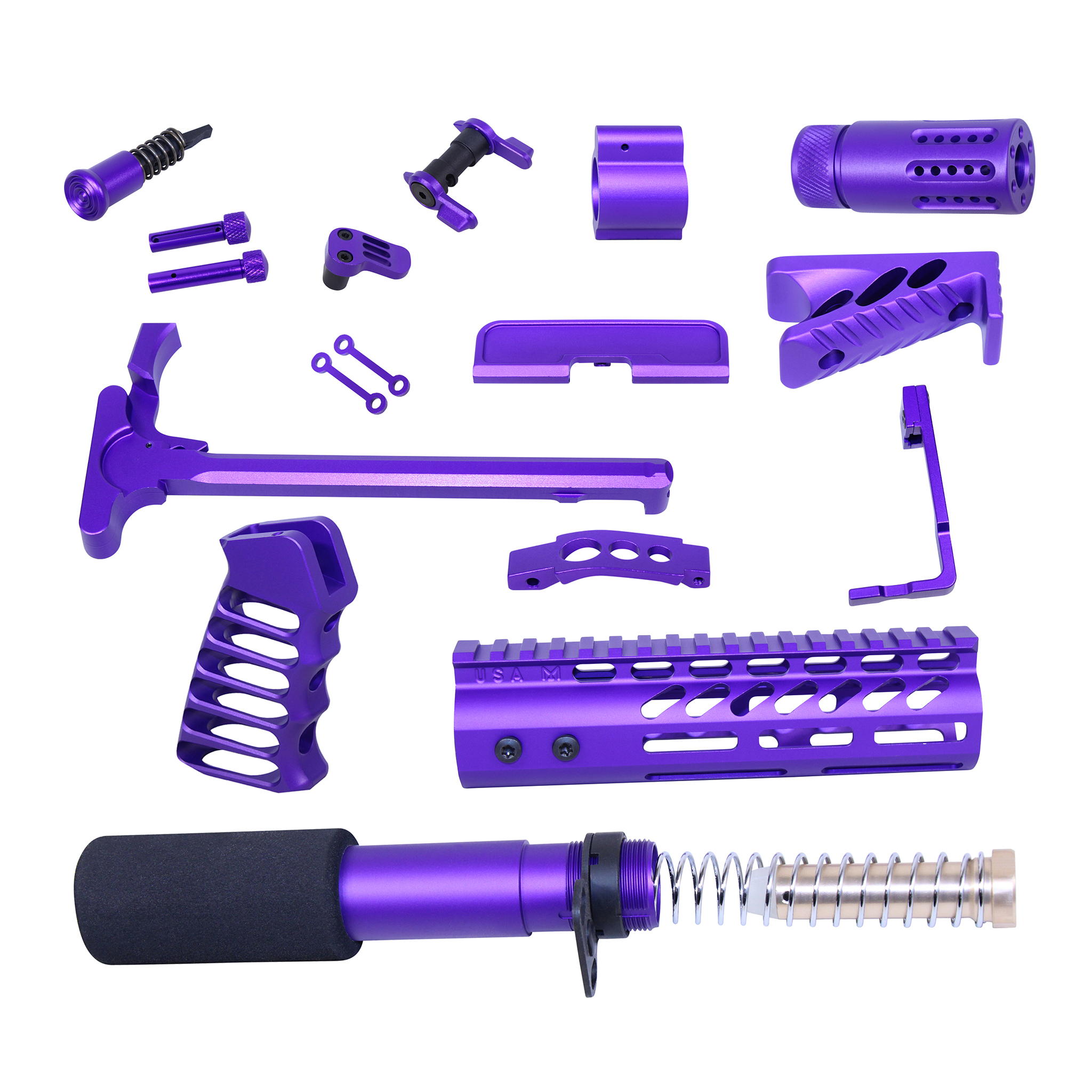 ULT-PK-RP_TT AR-15 Ultimate Pistol Kit (Anodized Royal Purple) - Image 1