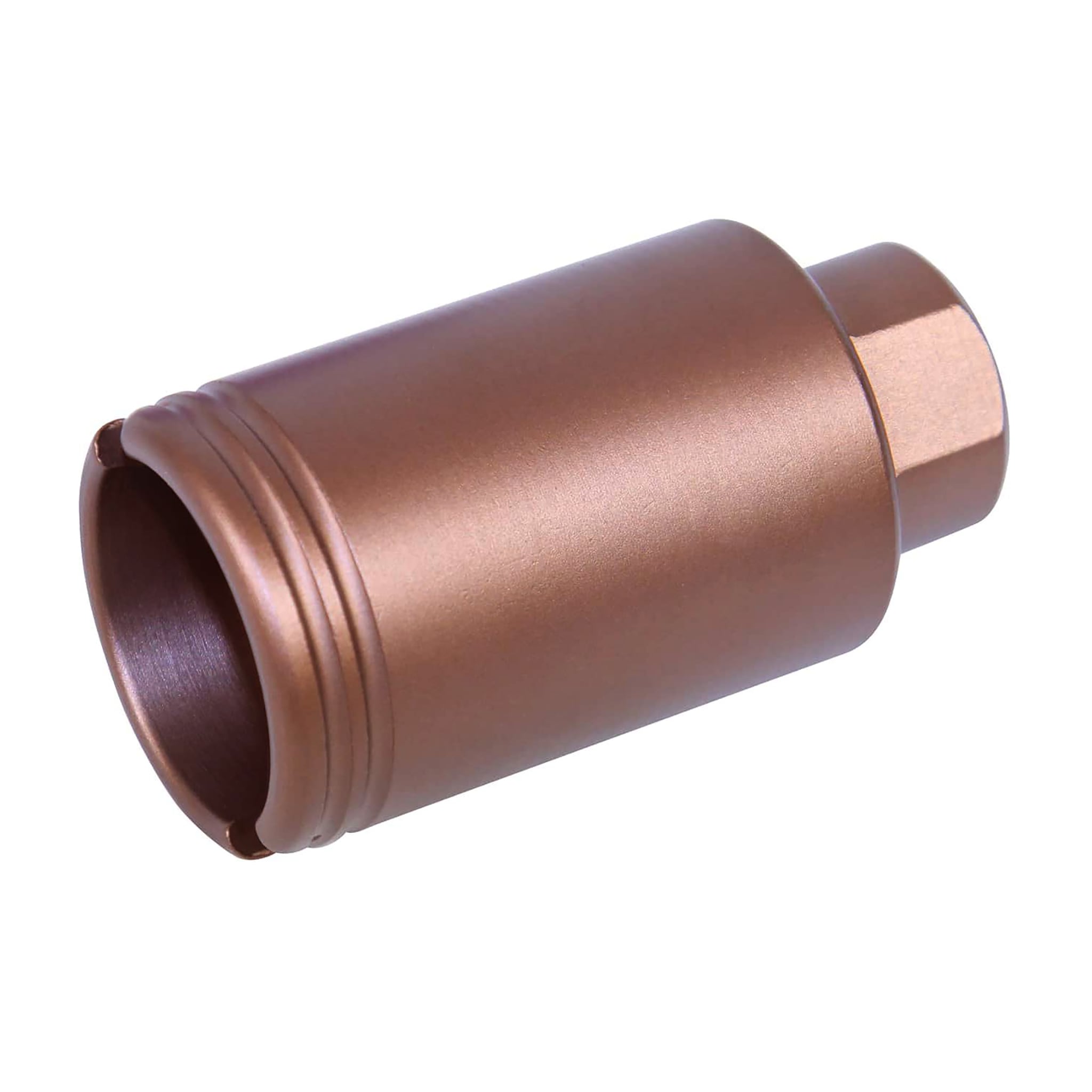 ar15-micro-slim-flash-can-bronze AR-15 Micro Slim Flash Can (Anodized Bronze) - Image 1