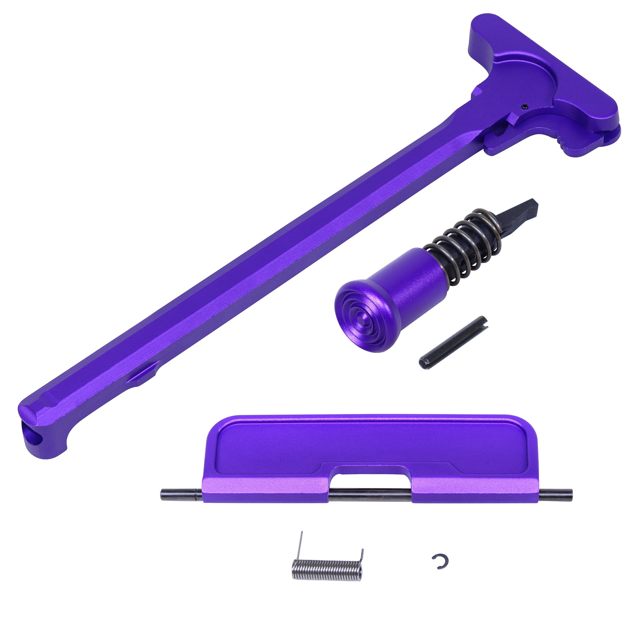 Guntec-USA-GT-URK-G3-RP AR-15 Upper Receiver Assembly Kit (Anodized Royal Purple)